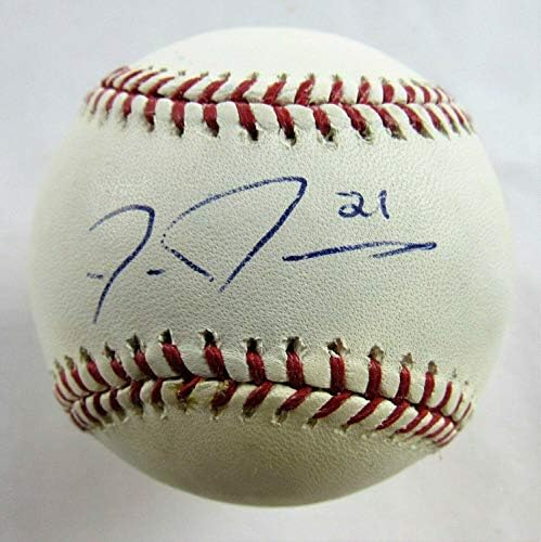Ike Davis potpisao automatsko autogram Rawlings Baseball B96 - Autografirani bejzbols