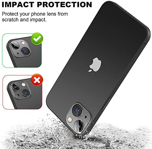Uniwit [2 pakiranje] Zaštitnik objektiva za kameru dizajniran za iPhone 13/13 Mini, zrakoplovni aluminijski aluminijski materijal,