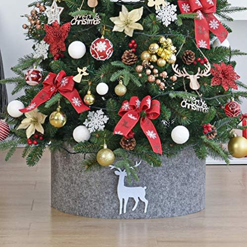 Nuobesty božićno drvce ovratnika suknja božićno podne stablo stablo mekano xmas pokrivač za božićni dekor