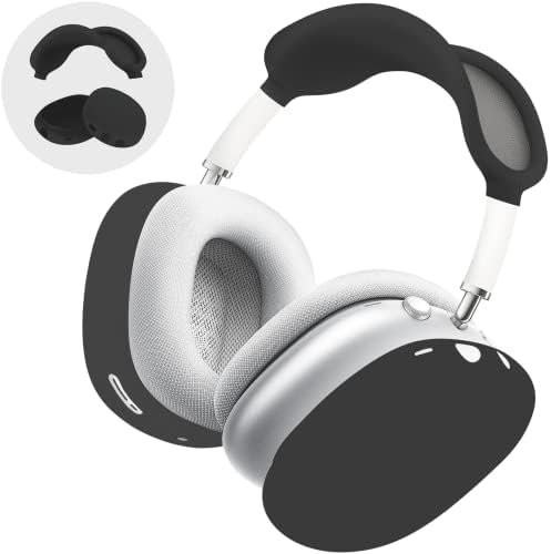Vsagier silikonski futrola za AirPods Max slušalice, kape za uši otporne na ogrebotine i poklopac trake za glavu za AirPods Max, AirPods