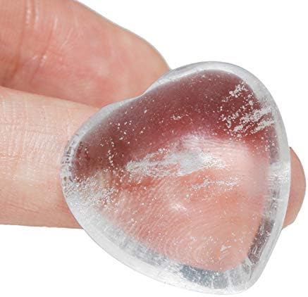 Sharvgun sintetička stijena kristalna kamena litoterapija, reiki dekoracija srca za liječenje kristala protiv stresa, set od 4