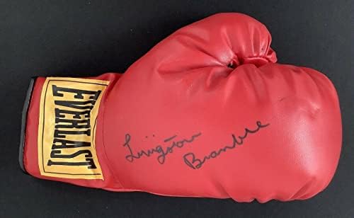 Boksačke rukavice s autogramom Livingstona bramblea, prvaka u lakoj kategoriji u kategoriji-boksačke rukavice s autogramom Livingstona