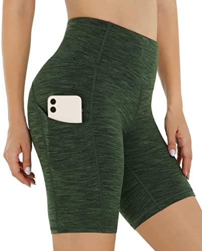 Iuga joga kratke hlače za žene s džepovima 8 /5 biciklističke kratke hlače za žene s visokim strukom Kompresije s kratkim hlačama