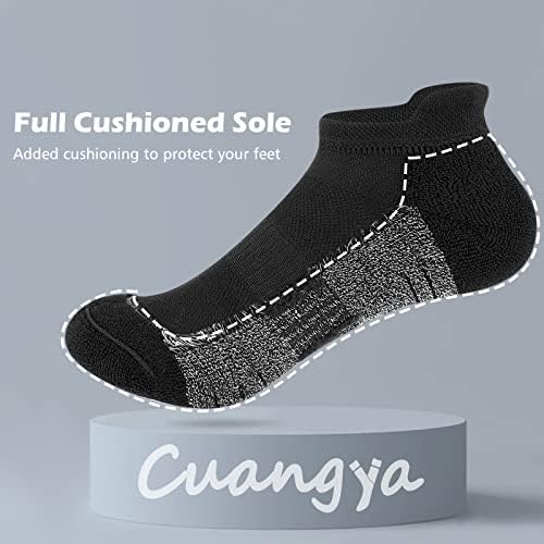 Cuangya čarape za gležnjeve žene Atletic Nema izložbenih čarapa koje trče planinarenje jastuka 5-topova