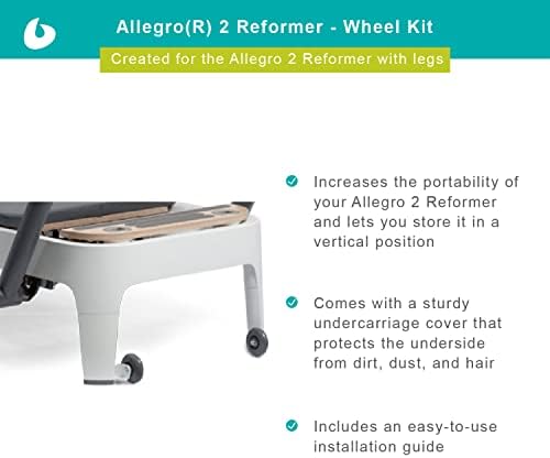 Uravnoteženi komplet za tijelo za kotače za Allegro 2 reformator s nogama, zamjenskim kotačima zaštitnim poklopcem za kućnu teretanu
