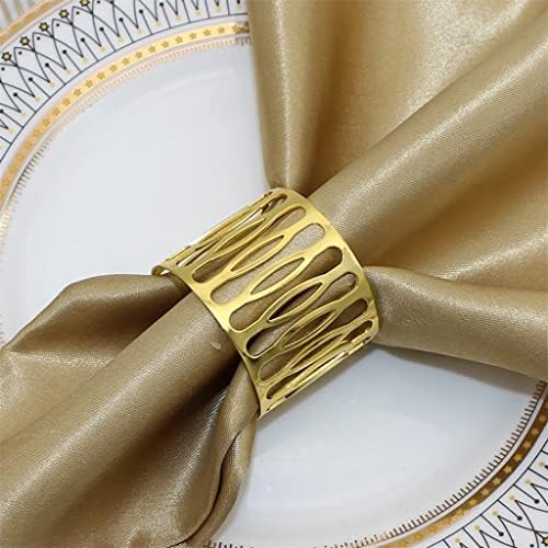 Lhllhl dekor stola šuplje držače za salvete za salvete serviette za vjenčanje božićna zabava večera