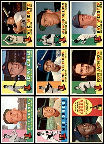 1960. Topps Boston Red Sox Team Set Boston Red Sox NM Red Sox