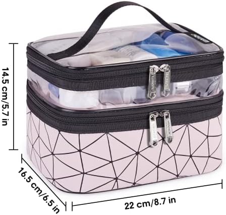 Wandf torbe za šminku s dvostrukim slojem putovanja kozmetički kućišta make up organizator toaletne vrećice