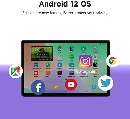 ALLDOCUBE Android 12 tableta 10,4 inča Восьмиядерный s rezolucijom od 2K FHD tablete 64 GB memorije 5G WiFi Bluetooth 5,0 GPS 5MP +