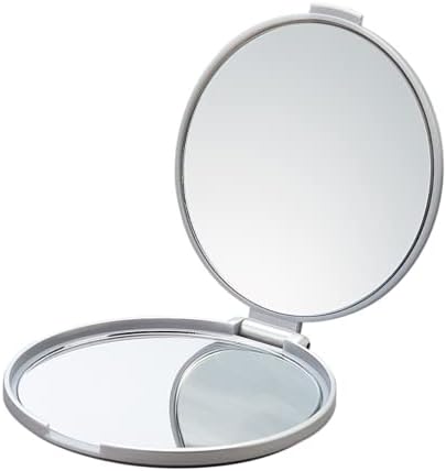 Dvostrano ogledalo, 1x/ 7x uvećanje, kompaktno prijenosno preklopno zrcalo šminke