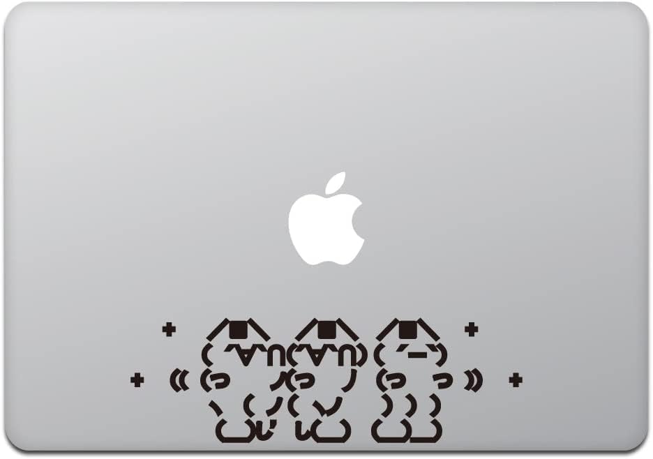 Kind Store M712-W MacBook Air/Pro 11/13 inčni naljepnica MacBook naljepnica Cat Onigiri Washo 2 kanal bijela