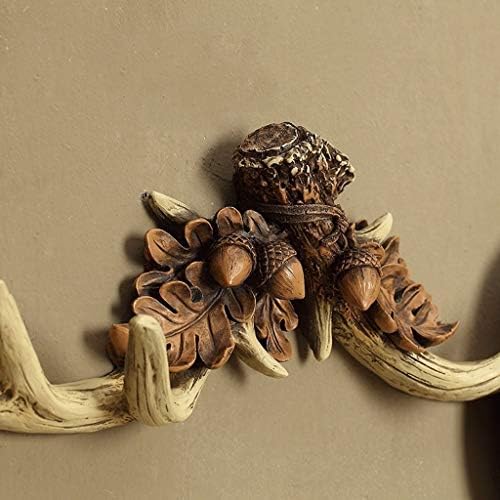 Slamnasti vješalica kaputa u obliku životinje kuka teška, rustikalni, ukrasni poklon, rustikalna brončana boja