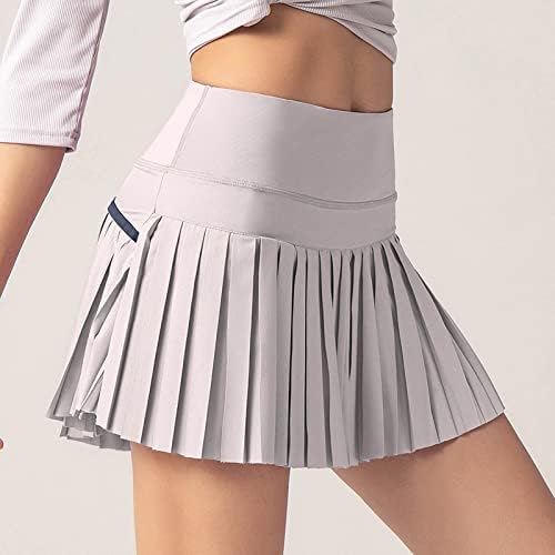 ABOULEOVA cvjetna suknja Ženske kratke hlače za golf visokog struka sportske plisirane suknje kratke hlače s džepovima