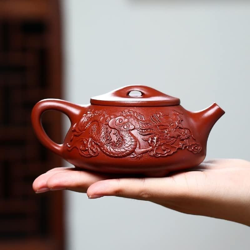 Moderni čajnici 230cc Pravi ručno izrađeni uzorak zmaja čajnik glina čaj set čajnik Zisha čaj za čaj keramike čajne čajne čajne čajne