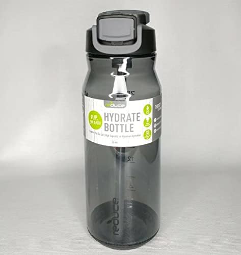 Smanjite bocu vode - boca s hidratantnim vodama, 36oz - higijenski okretni poklopac, integrirana slama i ručka za nošenje - Propusnica,