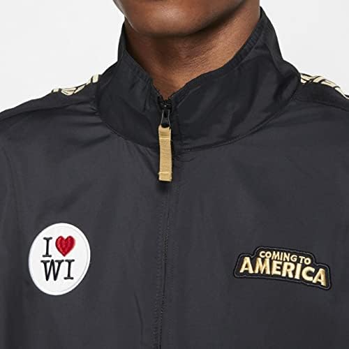 Nike Giannis koji dolazi u Ameriku nakaza 1 puna jakna s crnom stazom