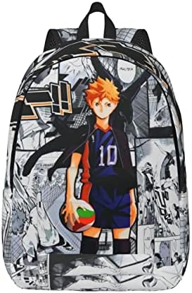 Nehajunxi anime odbojkašica platno ruksak veliki kapacitet Putovanje laganim ležernim daypack podesivim remenom radi dar za prijenosno