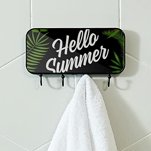 Lyetny držač ručnika zidni stalak za ručnike za ručnike dekor kupaonica ogrtač za ogrtač odjeća tropska ljetna kupaonica ručnik za