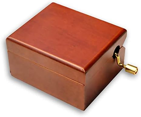 Binkegg Play [Mala noćna glazba] Smeđa drvena ručna kutija Music Box s Sankyo glazbenim pokretom