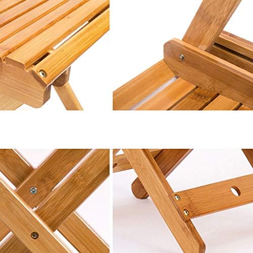 TJLSS BAMBOO Stolica - Sklopna stolica izrađena od prirodnih materijala, prijenosno tuš sjedalo za kućanstvo