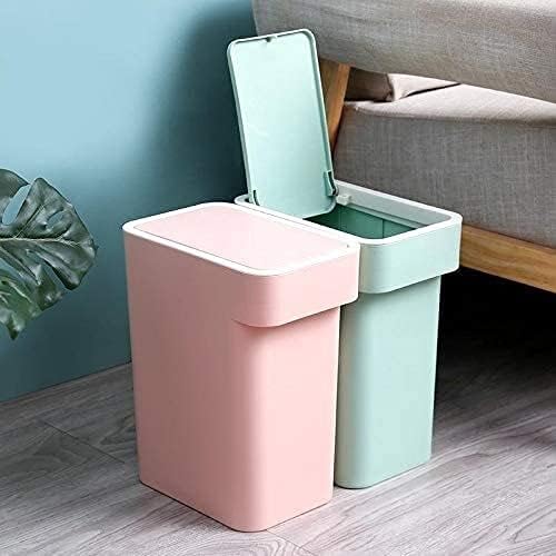 Kanta za smeće bucket za spavaću sobu kanta za smeće za kućni ured kuhinja kada kanta za smeće / ružičasta