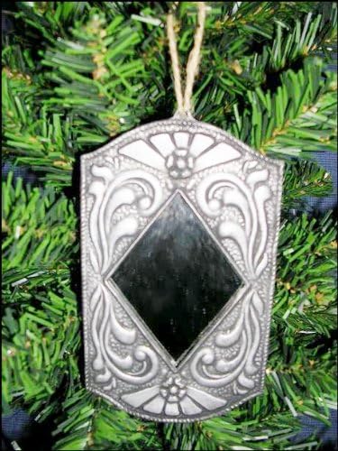 Pritisni metalni dijamantski ogledalo Božićni ukras