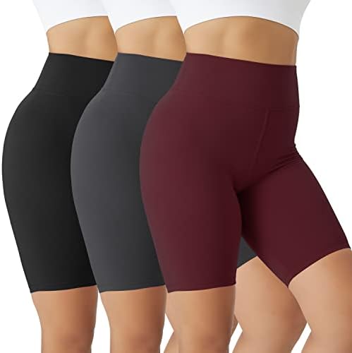 Biciklističke kratke hlače za žene, kratke hlače za vježbanje visokog struka, ženske joga hlače, 8 mekane neprozirne