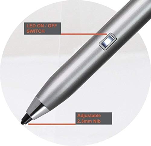 Broonel Black Mini Fine Point Digital Active Stylus olovka kompatibilna s HP X360 14-DA0501NA 14