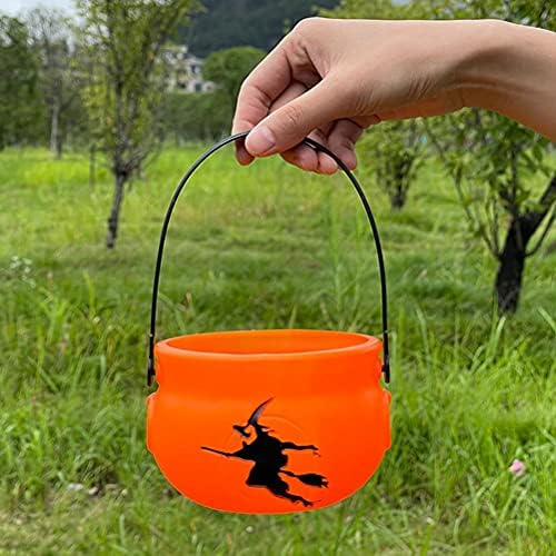 2pcs Halloween Candy Bucket kreativni ručni poklon kanta cosplay propran narančasti dom za proslavu zabave