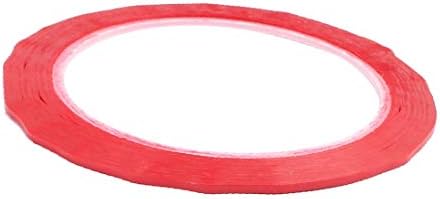 X-DREE 2 mm širina 66 m duljine jednostrana visoka temp ljepljiva traka za označavanje mylar traka crvena (Nastro di marcatura adesivo