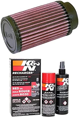 K&N Univerzalni stezaljki filter za zrak: visoke performanse, premium, zamjenski filtar motora: Promjer prirubnice: 2,5 , Visina filtra: