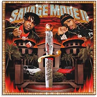 Bichi 21 Savage Poster Savage Mode II naslovnica albuma Plakati platna umjetnička plakat i zidna umjetnost Slika Print Moderni obiteljski