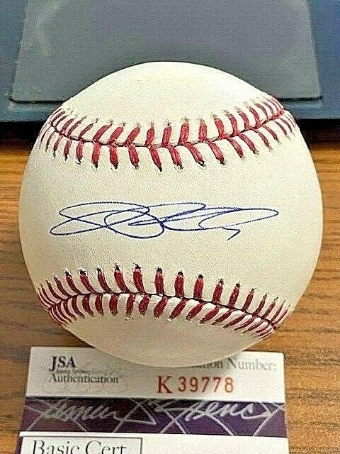 JP Arencibia potpisala je Autographed OML bejzbol! Blue Jays, Rangers, Rays! JSA! - Autografirani bejzbol