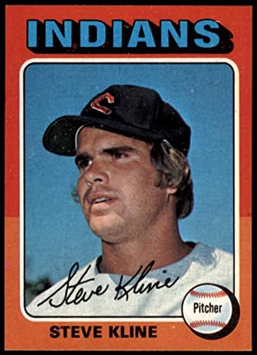 1975. Topps 639 Steve Kline Cleveland Indijanci NM/MT+ Indijanci