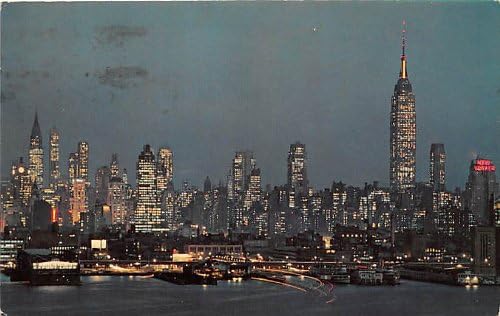 Manhattan, New York razgledna razglednica