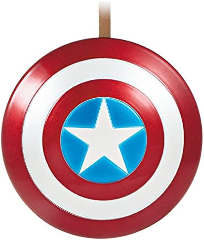 Hallmark Keepsake Božićni ukras 2021., Marvel Captain America's Shield, metal
