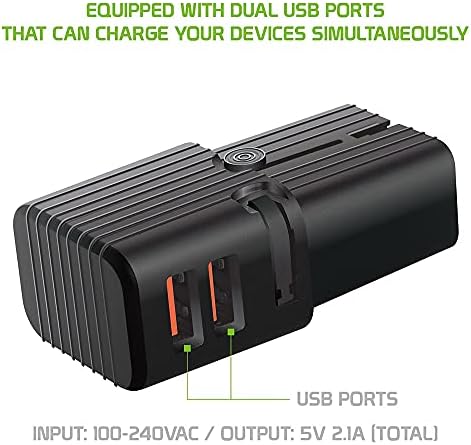 Dual Universal USB adapter radi za DJI FPV Combo za svjetsku moć i putovanja između SAD/EU/CN/AUS/NZ/UK