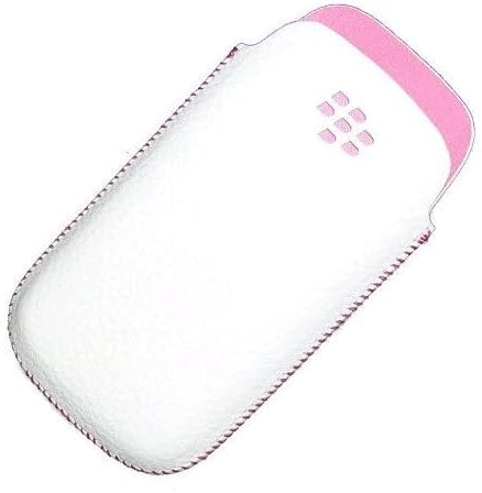 Autentična bijela i ružičasta kožna torbica od 9105 [bežični telefonski pribor]