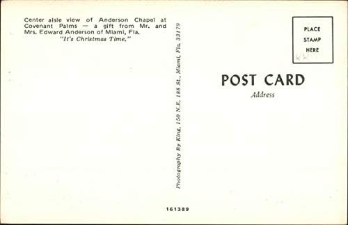 Kapela Anderson Miami, Florida, Florida-originalna Vintage razglednica
