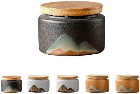 NS online male urne set 6- keramičkih ukrasnih uzoraka malih urna postavljenih 6 komada za Memorijal ljudskog pepela - počastite svoju