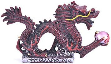 LHR TRADING INC Kineski feng Shui Dragon Figurice Kip za sreću i uspjeh dugi 3,5 inča