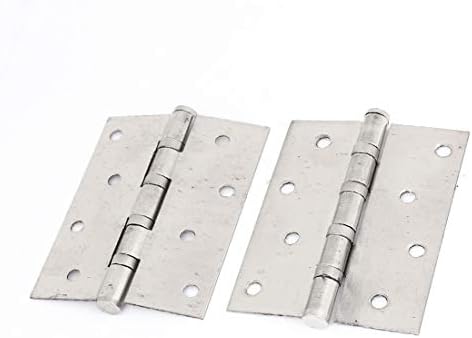Novi LON0167 2 PCS sadržano 4 dugačka srebrna pouzdana učinkovita učinkovitost Metalni ormarići Prozorska vrata Šarke
