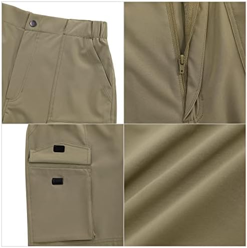 Ženske 5 / 7 planinarske kratke hlače s teretnim džepovima brze suhe lagane atletske kratke hlače za ljetne casual