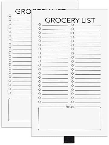 120 listova namirnica Popis magnetskog jastučića za popise namirnica za hladnjak Zabavni memorijski popis magnetskih bilježnica za