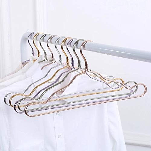 KXDFDC 20PCS Metalne vješalice za kuke za odjeću Domaća aluminijska legura protiv proklizavanja, stalak