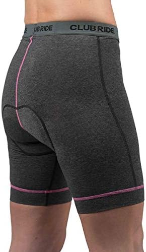 Odjeća za vožnju u klubu Montcham Razina 3 Ženske biciklističke kratke hlače - Gel Chamois Liner
