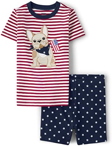 2-dijelni pamučni pidžama setovi s rukavima i kratkim hlačama, za veliku djecu, za malu djecu