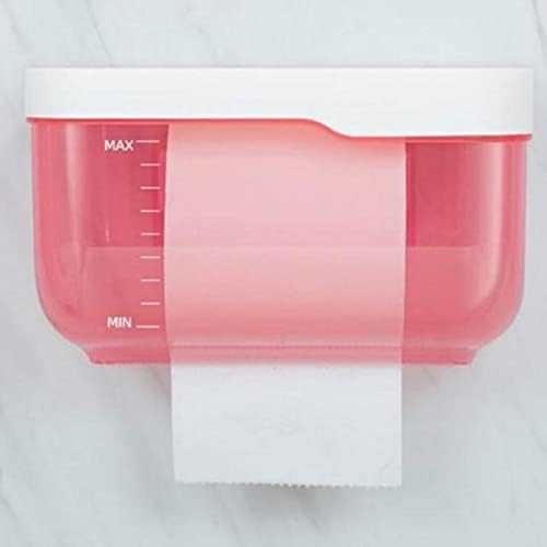-Držač za salveti za salveti toaletni papirnati držač ručnika zidni nosač plastični držač toaletnog papira s policama za odlaganje