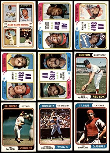 1974. o-pee-chee bejzbol djelomični kompletni set ex/mt