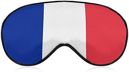 Oznaka Francuske Sleep Maska za oči meke poklopce za oči Blokirajući svjetla zavezana očiju s podesivim remenom za putovanja